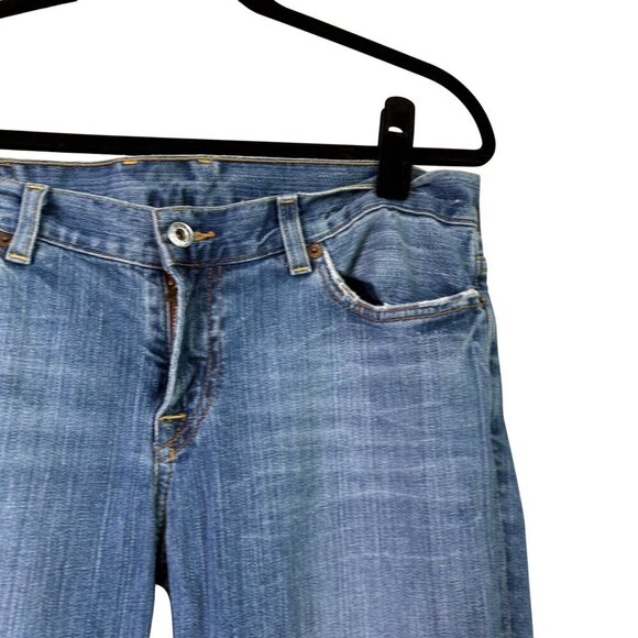 Lucky Brand Dungarees Women's Mid-rise Medium Wash Straight Leg Size 8 - Picture 5 of 12